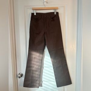 Vintage 70’s Levi’s STA-PREST Wrinkle Free Brown Boot Cut/Flare High Rise Jeans